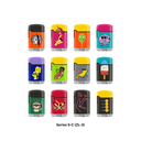 Zengaz Mega (ZL-3) Series 5 Jet Rubberized Cube Lighters - 48ct