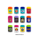 Zengaz Mega (ZL-3) Series 5 Jet Rubberized Cube Lighters - 48ct