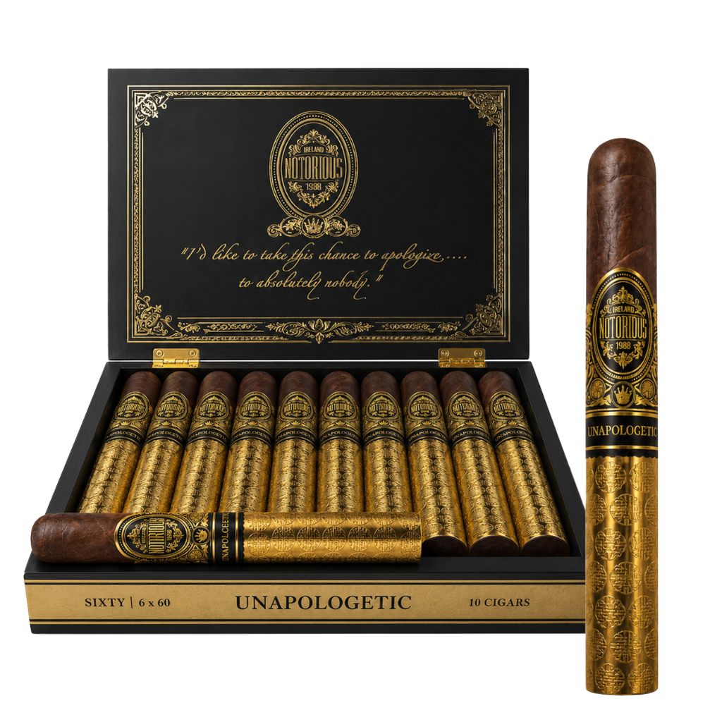 Notorious Cigars Unapolagetic Sixty 6X60 -10ct 
