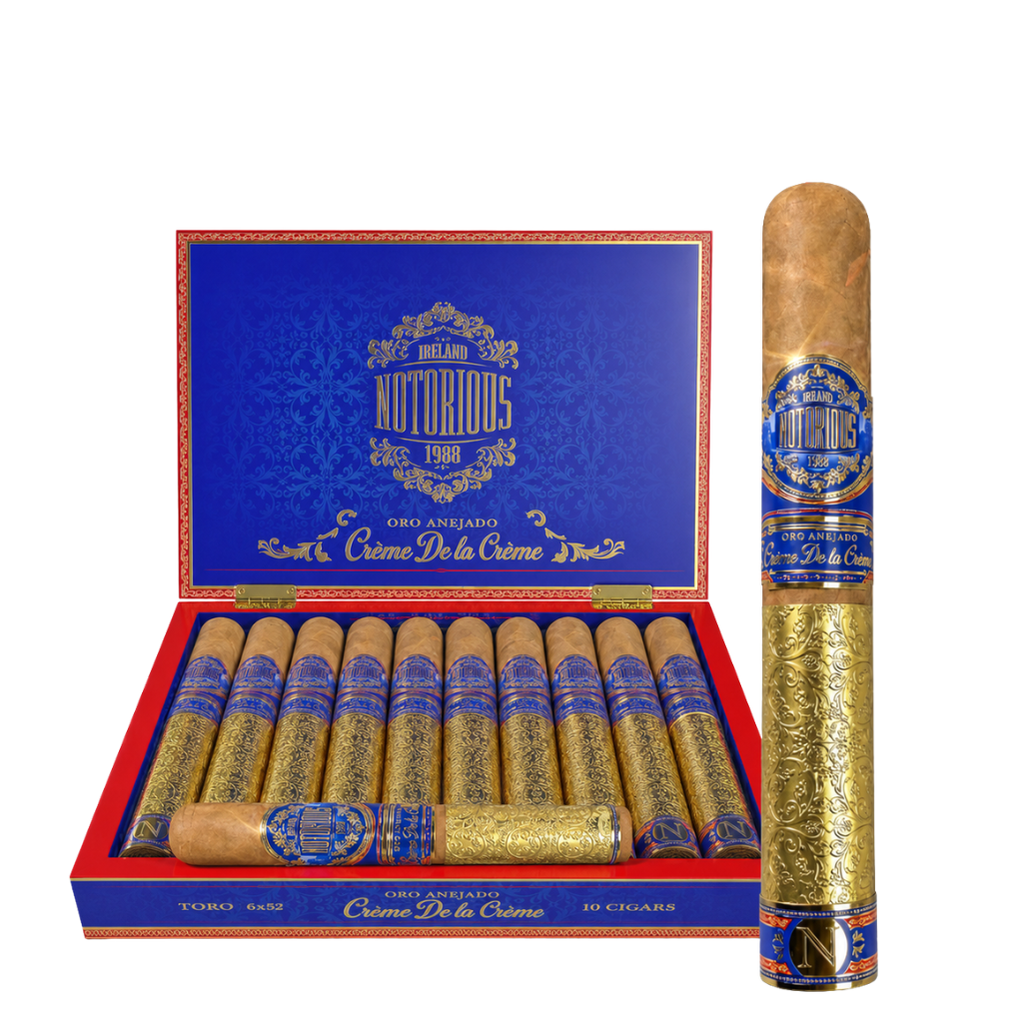 Notorious Cigars Crème De La Creme Toro 6X52 -10ct 