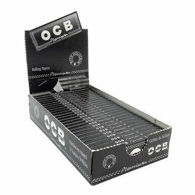 [OCBBLK114RP/25] OCB Black Premium 1 -1/4 Rolling Papers - 25ct