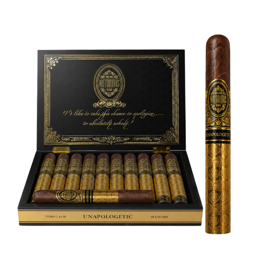 [NOTORUNAPOLOGTC07/10] Notorious Cigars Unapolagetic Toro 6X50 -10ct 