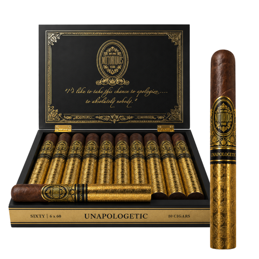 [NOTORUNAPOLOGTC60/10] Notorious Cigars Unapolagetic Sixty 6X60 -10ct 