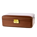 Travel Leather Humidor Set