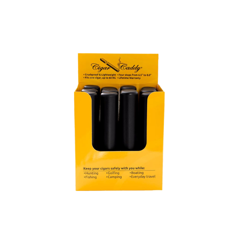 Xikar Cigar Caddy – 12ct Display Box, Crush-Proof Tubes