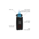 Xikar HP3 Inline Triple Flame Jet Lighter