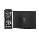 Regal Ultra Quad Torch Lighter with Built in V-Cutter & Cigar Rest