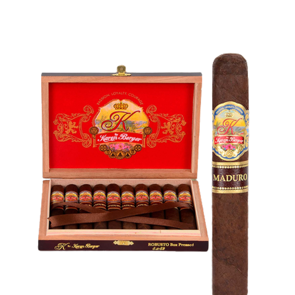 K by Karen Maduro Robusto 5x52-10ct   