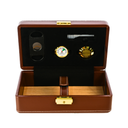 Travel Leather Humidor Set