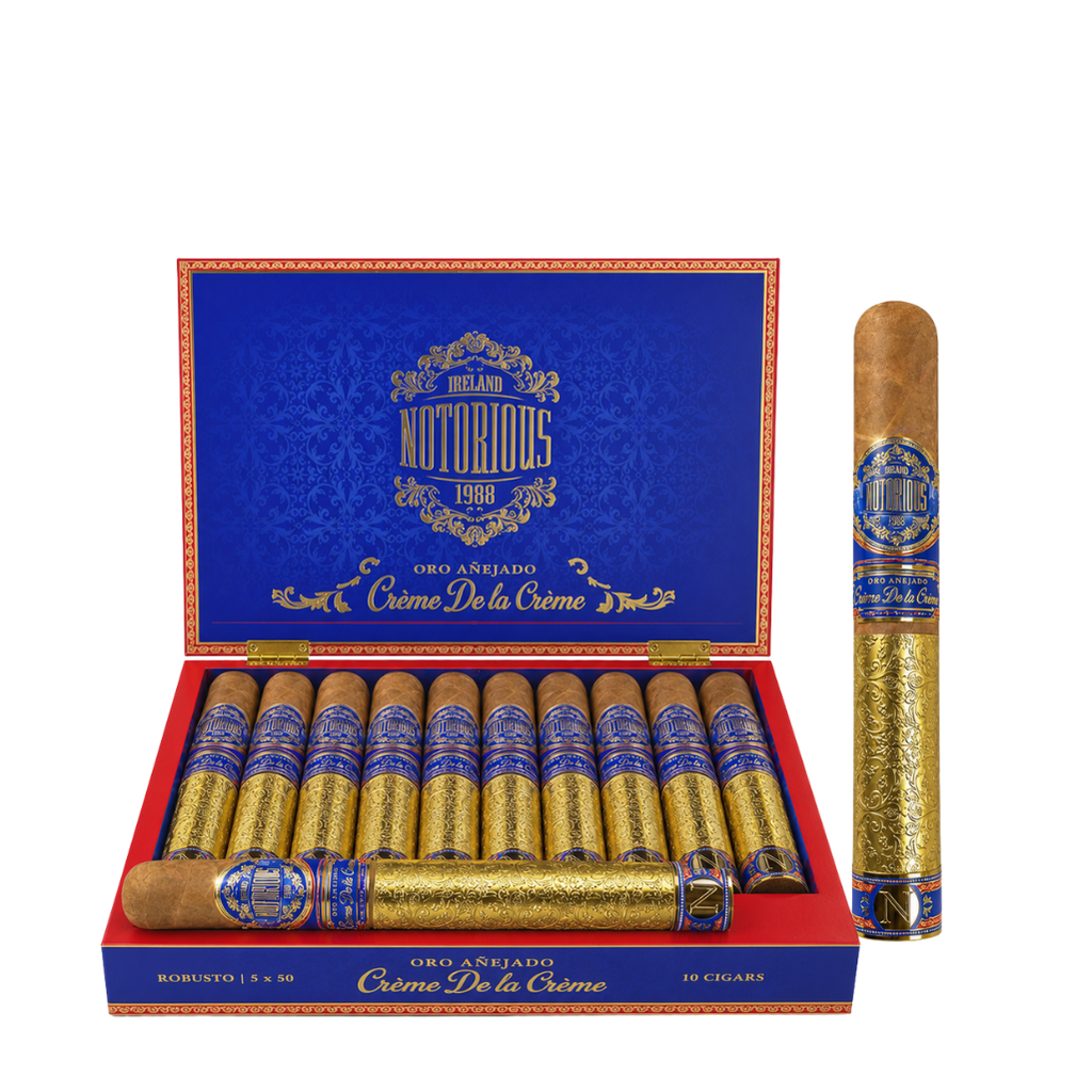 Notorious Cigars Crème De La Creme Robusto 5X50 -10ct
