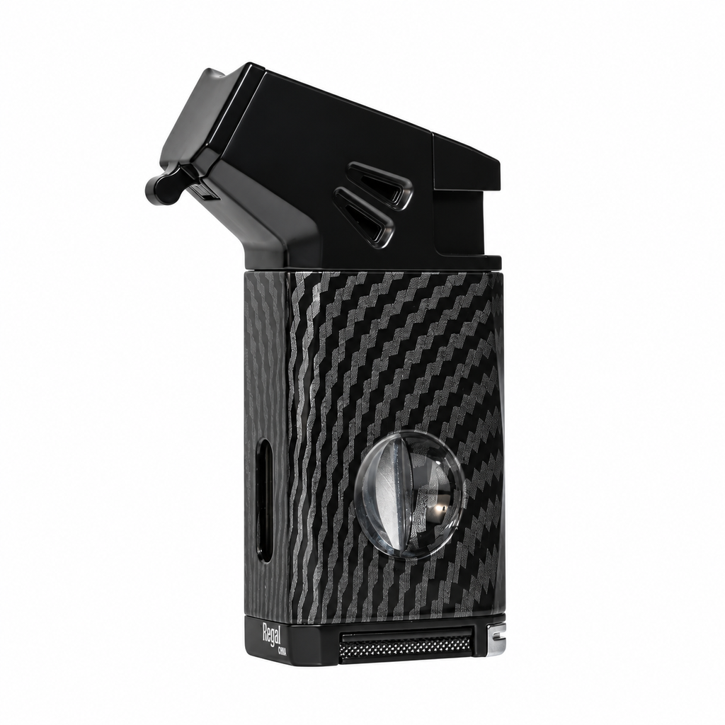 Regal Pistol 2-in-1 Cigar Lighter & V-Cutter