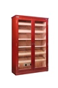Premium Double Door Humidor with LED Lighting & Built-In Fan