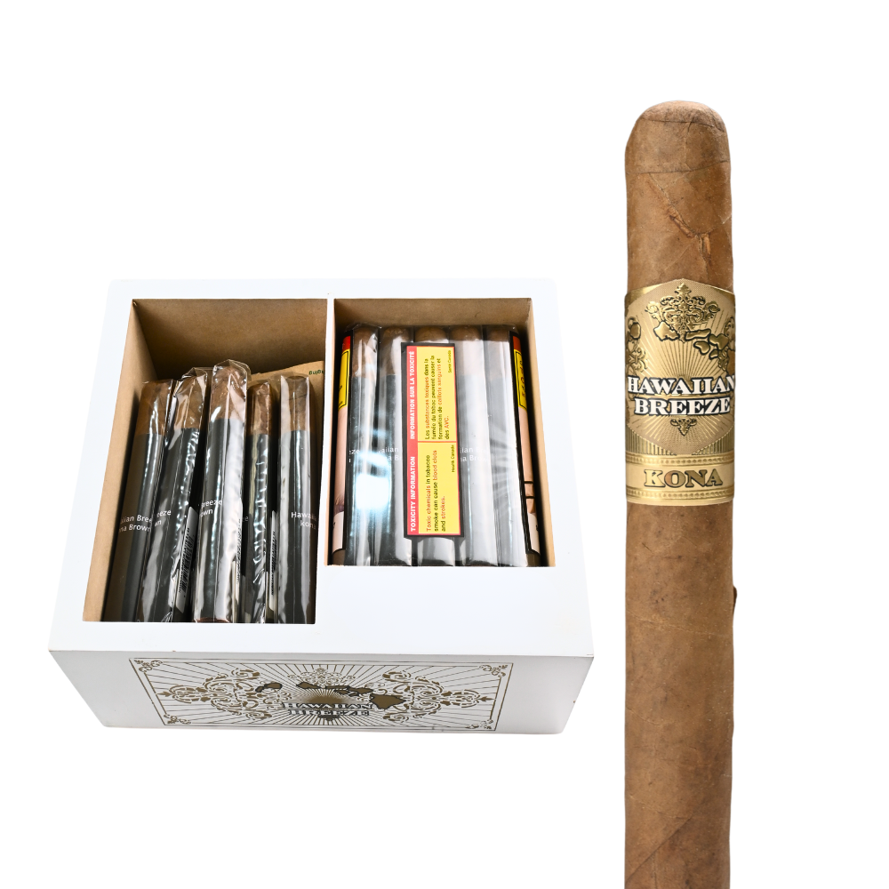 Esteban Carreras Hawaiian Breeze Kona Brown Latte Short Corona 5x44 - 25ct