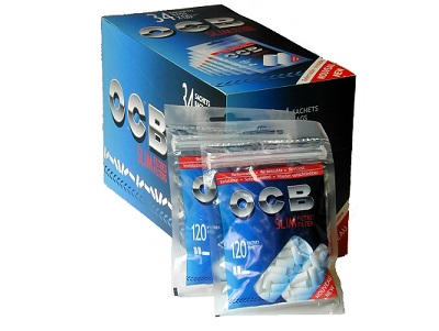 OCB Slim Filter Tips 120 Filters x 34 pouches