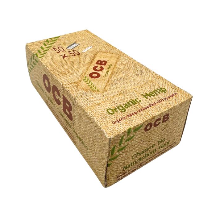 OCB Organic Hemp Single Wide Rolling Paper - 50ct