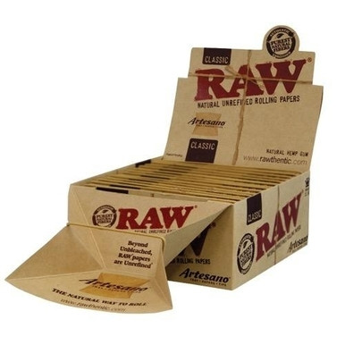 [RAWARTKSSLM/15] RAW Artesano KS Slim Papers with Tips & Tray - 15ct