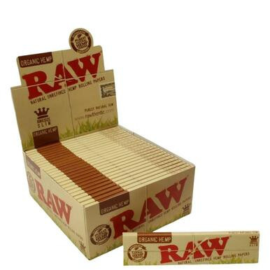 [RAWORGKSSLM/50] RAW Organic Hemp KS Slim Rolling Papers - 50ct