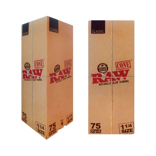 [RAWCL114CONES/75] Raw Classic 1 1/4 Pre Rolled Cones - 75ct