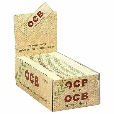 [OCBOR114RP/25] OCB Organic Hemp DBL Single Wide Rolling Papers - 25ct