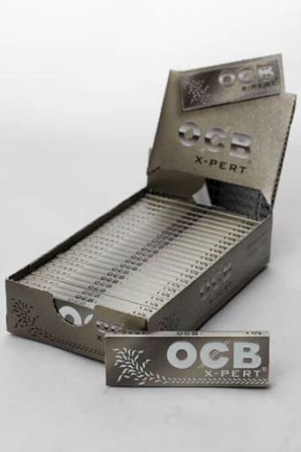[OCBSLVXRP/25] OCB 1 -1/4 Silver X-Pert Rolling Papers - 25ct