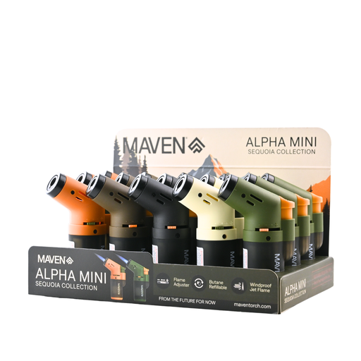 [MAVEN ALPHA MINI SEQUOIA] Maven Alpha Mini Sequouia Collection Lighter - 15ct