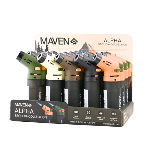 [MAVEN ALPHA SEQUOIA] Maven Alpha Sequoia Collection Lighter - 15ct
