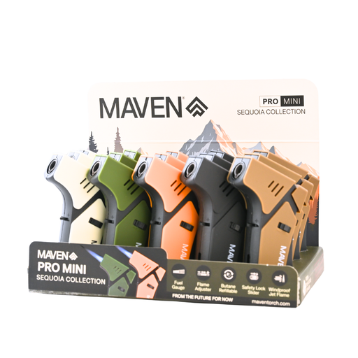 [MAVEN PRO MINI SEQUOIA] Maven Pro Mini Sequoia Collection Lighters - 15ct