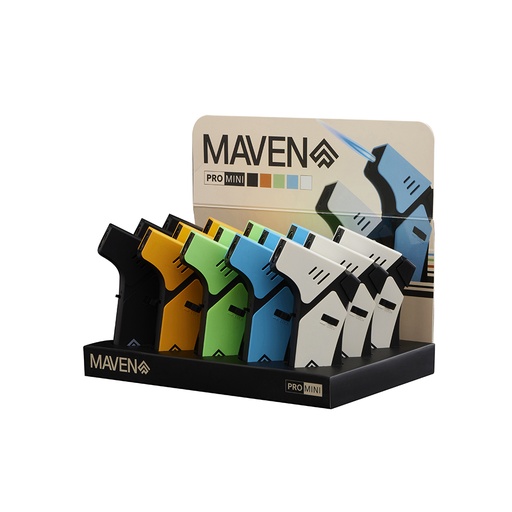 [MAVENMINIPRO/15] Maven Pro Mini Torch Lighters - 15ct