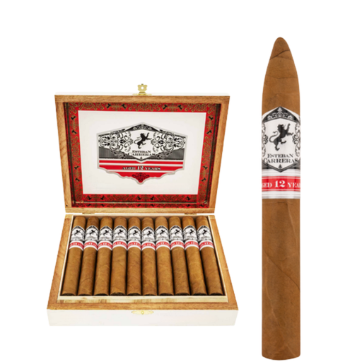 [ECCWHTL1210/10] Esteban Carreras Connecticut White Label - 12 Year Aged Robusto 5x50 - 10ct