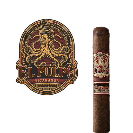 [AJFELPULPO10/10] El Pulpo Robusto Grande 5"x56 - 10ct